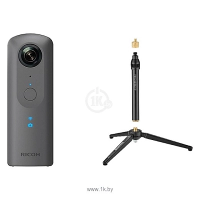 Ricoh Theta V + Manfrotto Mini Tripod